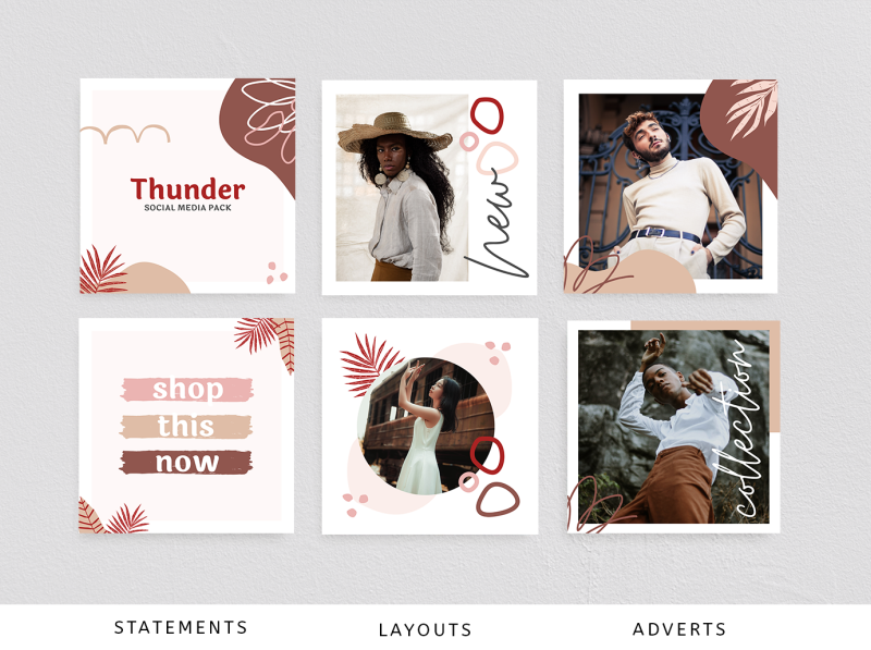 CANVA | Thunder Social Media Pack by Lina | 9