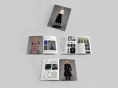 Goatfashion - Lookboook Design 9inchideas book book cover booklet booklet design fashion fashion branding fashion graphics graphic design graphics logo design look and feel lookbook lookbook template minimal minimal lookbook minimaldesign modern lookbook professional lookbook style guide