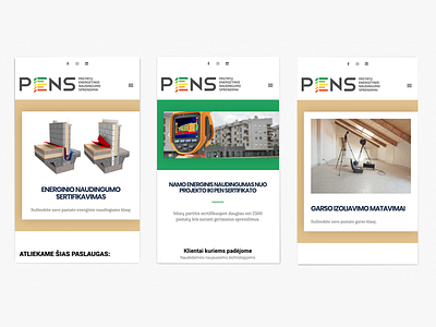 Pen's - Website Design