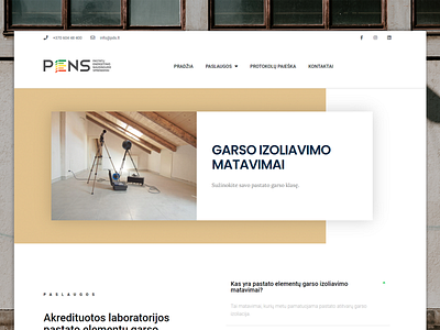 Pen's - Website Design