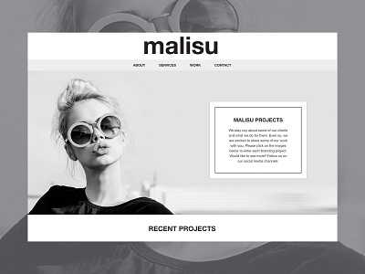 Malisu - Web Design fashion fashion branding feminine graphic design logo graphic design studio graphic designer graphics logo logo design minimal trending web web design website