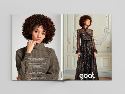 Goatfashion - Style Guide book design booklet booklet design brand identity branding brochure brochure design design fashion fashion branding fashion graphics feminine lookbook lookbook template magazine magazine design minimal minimalism styleguide