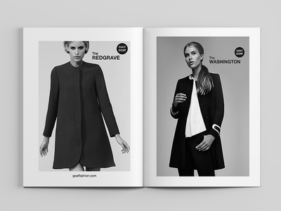 Goatfashion - Style Guide booklet booklet design brand identity branding brochure brochure design design fashion fashion branding fashion graphics feminine graphic design graphics look book lookbook lookbook template magazine minimal minimalism style guide