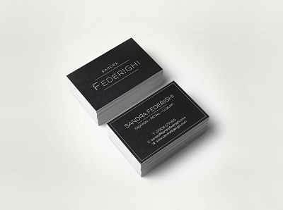 Sandra Federighi - Brand Identity 9inchideas brand design brand identity branding branding design business card design business cards fashion fashion branding fashion graphics feminine graphic design graphics logo logo design logo design branding logodesign minimal minimalism stationery design