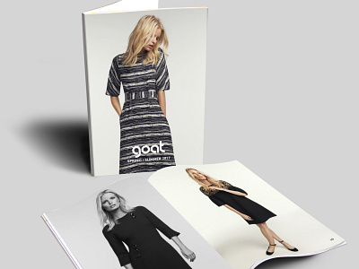 Goatfashion - Lookbook Design 9inchideas booklet brand design brand identity branding branding design brcohure design fashion fashion branding fashion design fashion lookbook feminine graphicdesign graphics look book lookbook lookbook template lookbookdesign magazine minimal