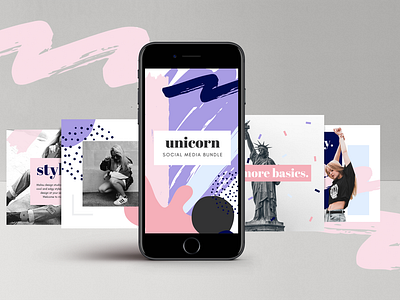 9"IDEAS - Unicorn Social Media Pack