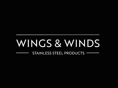 Wings & Winds- Logo Design 9inchideas black brand design brand identity branded branding design graphic design graphics logo logo a day logo design logo design branding logo design concept logo designer logotype minimal minimalism trademark vector