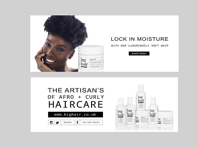 Big Hair - Affiliate Banners 9inchideas affiliate affiliate marketing affiliates banner design banners black and white bold brand identity branding design edgy fashion branding fashion graphics feminine graphic design graphics minimal minimalism visuals