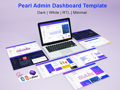 Responsive Admin & Dashboard Template WebApp