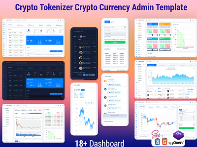 Cryptio Tokenizer Crypto Currency Admin Template admin admin dashboard admin template admin theme bitcoin bootstrap 4 bootstrap admin template bootstrap admin theme crypto cards crypto dashboard cryptocurrency dashboard template ico admin responsive