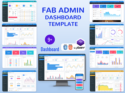 Fab Admin Dashboard Template Web app