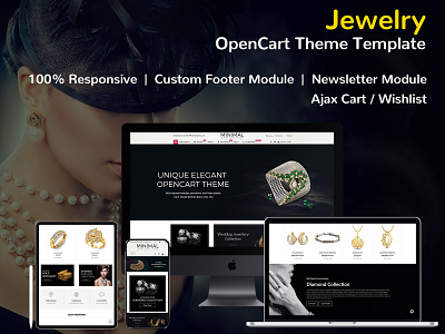 Minimal - Jewelry Responsive OpenCart Theme clothing ecommerce theme electronics fashion fluid grid jewellery jewelry jewelry opencart template multipurpose opencart theme shopping shopping cart store theme