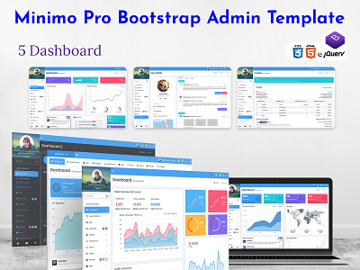 Bootstrap Admin Template Web App