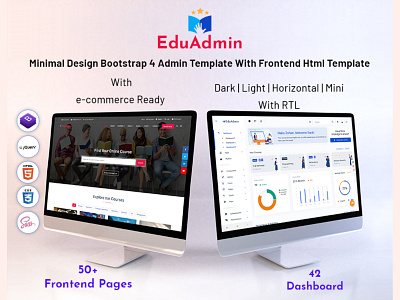 e-learning Responsive Bootstrap Admin Template Dashboard academy admin admin dashboard admin template admin theme e learning education learning learning management system lms online education dashboard school student teacher