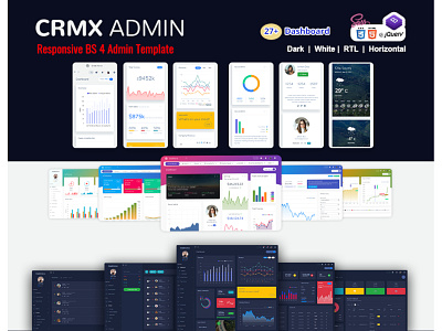 Crm - Bootstrap Admin Dashboard Template & User Interface