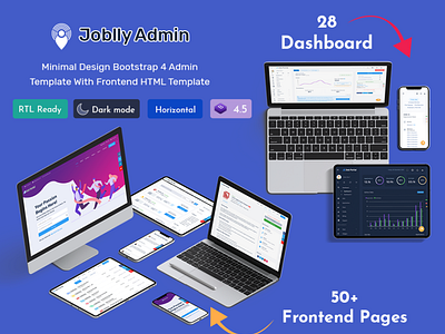 Joblly - Career Admin Dashboard Bootstrap HTML