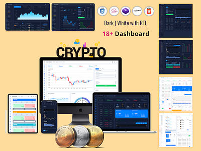 Cryptio Tokenizer Crypto Currency Admin Template