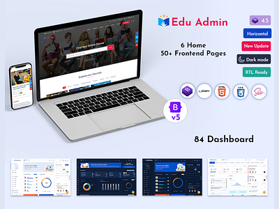 Eduadmin - Responsive Bootstrap Admin Template Dashboard