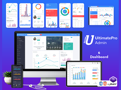 Bootstrap 4 Admin Dashboard Templates and WebApps