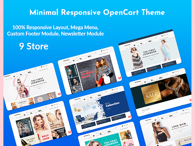 Responsive OpenCart 3 Theme Template - Minimal Fashion & Jewelry