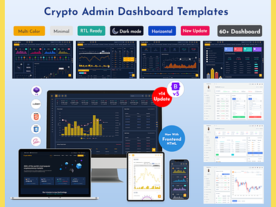 Cryptocurrency HTML Templates + Bitcoin Dashboards + ICO admin admin dashboard admin template admin theme bitcoin bootstrap 4 bootstrap admin template bootstrap admin theme branding crypto cards crypto dashboard cryptocurrency dashboard template ico admin ico dashboard illustration product design web design