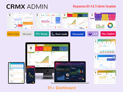 Bootstrap Admin Dashboard Template & User Interface