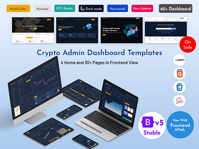 Responsive Cryptocurrency HTML Templates Bitcoin Dashboards ICOC