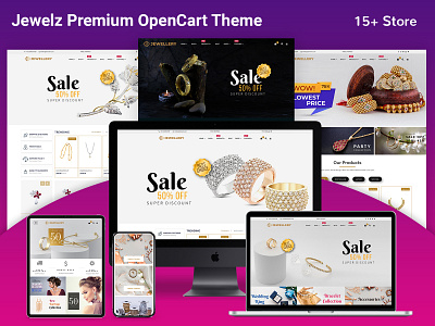 Jewelz Premium OpenCart Theme jewelry opencart theme