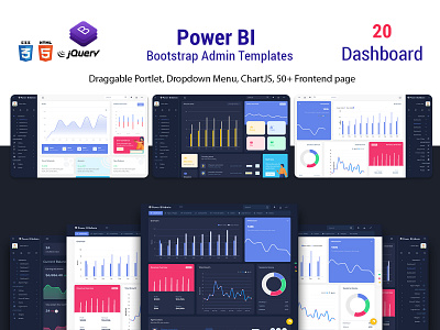 Power BI Admin - Responsive Bootstrap Admin Templates with UI UX