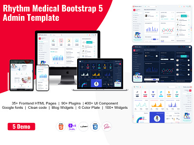 Patient Dashboard admin dashboard admin panel charts clinic dashboard ui doctor app health app healthcare hospital management interface listings medical app medical application patient patient app user experience design web application webapp design