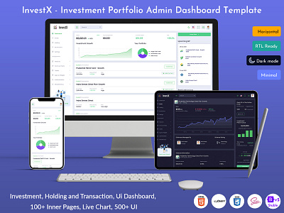 Investment Dashboard bank banking crypto cryptocurrency dashboard finance fintech investment sass stock ui user experience user interface ux web apps web design