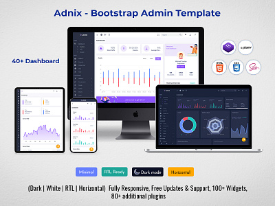 Bootstrap Admin Dashboard Template