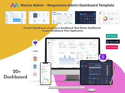 Admin Template - Master Admin admin dashboard admin template admin theme analytics bootstrap admin template charts dashboard template illustration product design sales dashboard ui ui dashboard ui design user interface ux web apps web design