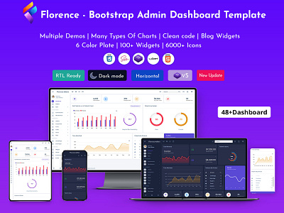 Bootstrap Admin Template Dashboard UI Web apps