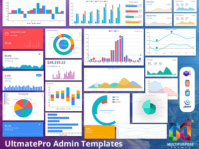 UltimatePro Bootstrap 4 Admin Dashboard Templates and WebApps