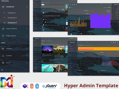 Hyper - Responsive Admin Dashboard Template