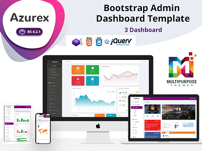 Azurex - Bootstrap 4 Admin Dashboard Template admin admin dashboard admin panel admin template bootstrap 4 crm crypto ico dashboard template