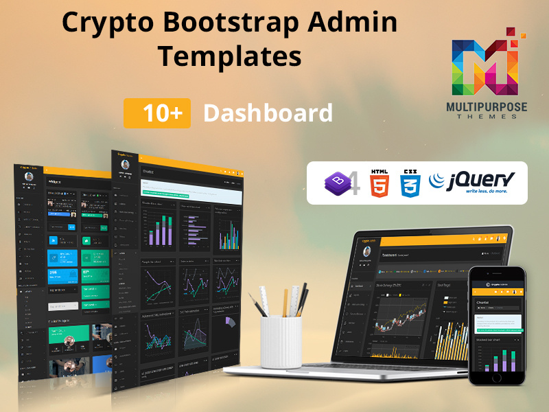 Crypto Bootstrap Admin Dashboard Template bitcoin admin theme admin template admin dashboard admin responsive dashboard template crypto dashboard crypto cards bootstrap dashboard bootstrap admin theme bootstrap admin template