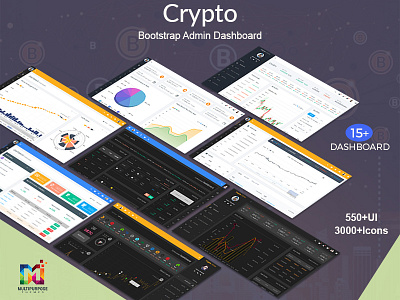 Crypto Bootstrap Admin Dashboard Template admin dashboard admin template admin theme bitcoin bootstrap bootstrap 4 bootstrap admin bootstrap admin template bootstrap admin theme bootstrap dashboard crypto cards crypto dashboard