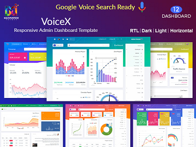 VoiceX Responsive Admin Dashboard Template admin template bootstrap 4 bootstrap admin template crm dashboard erp responsive retina saas ui framework web apps