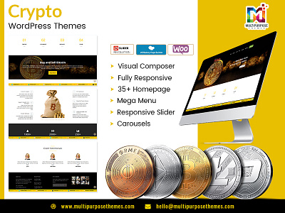 Crypto Bitcoin WordPress Themes