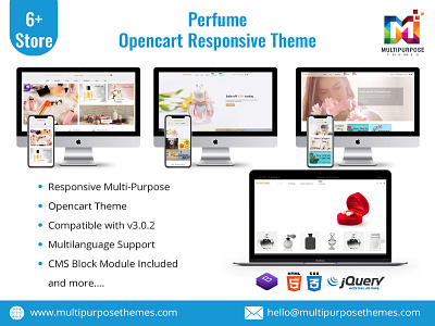 6 Store Perfume Opencart Responsive Theme