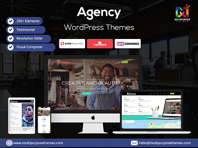 Agency WordPress Theme boxed business content builder corporate creative full width mega menu multi purpose multilingual theme options visual composer woocommerce wordpress wpml