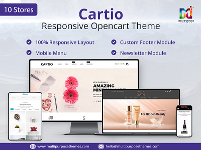 Cartio - Opencart Multi-Purpose Responsive Theme