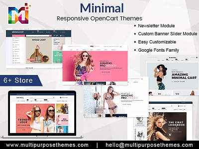 Minimal - Multi-purpose Responsive Opencart 3 Theme jewelry jewelry opencart minimal multipurpose responsive responsive design responsive ecommerce shopping shopping cart