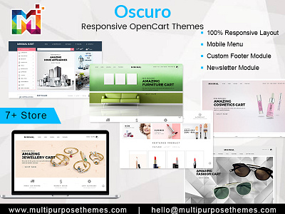 Oscuro - Responsive OpenCart Themes fashion opencart fluid grid jewelry jewelry opencart minimal multipurpose responsive responsive ecommerce shopping shopping cart themes