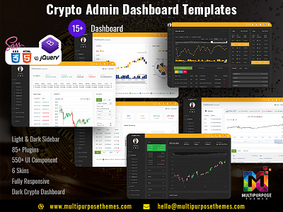 Crypto Admin Dashboard BitCoin Currency ICO