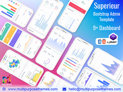 Superieur Dashboard Admin Template Web Apps