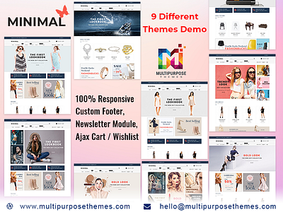 Responsive OpenCart 3 Theme Template - Minimal Fashion & Jewelry