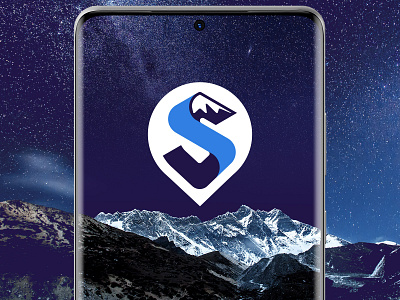 Icon of the app for snowboarders android app branding icon logo mobile